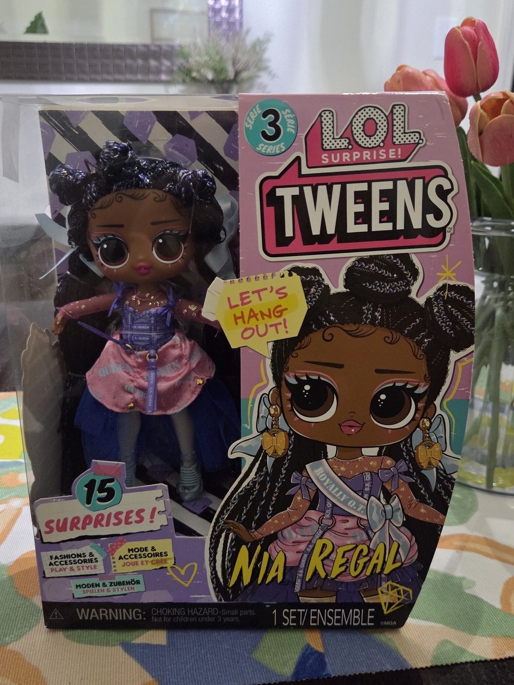 L.O.L. Surprise! Tweens Nia Regal Doll - Purple & Pink Outfit